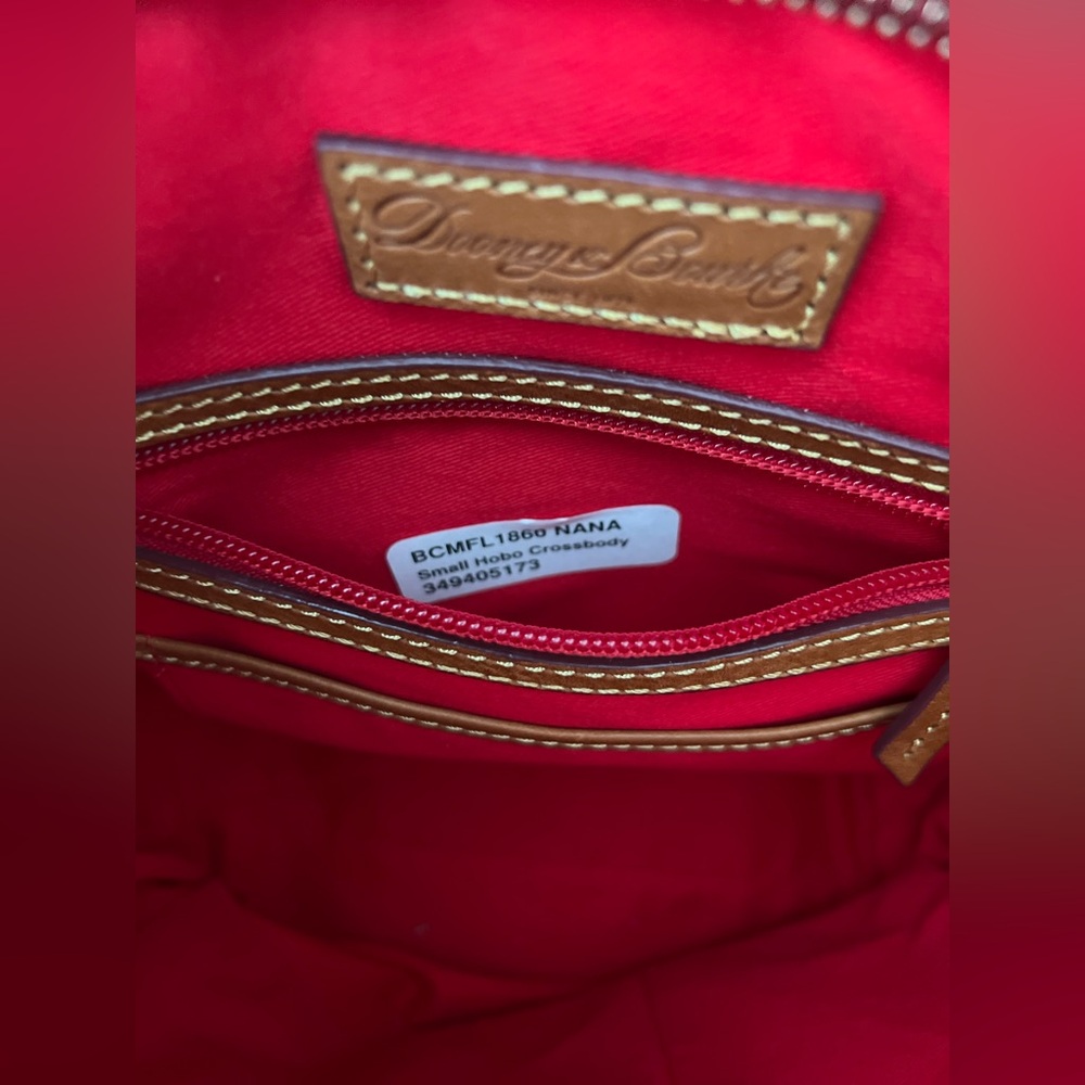 Dooney & Bourke Florentine Small Hobo Crossbody in Natural - Picture 10 of 15